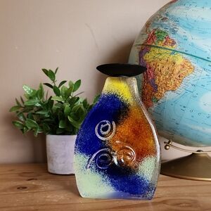 Belly candleholder Cassandre Glass Studio Handmade